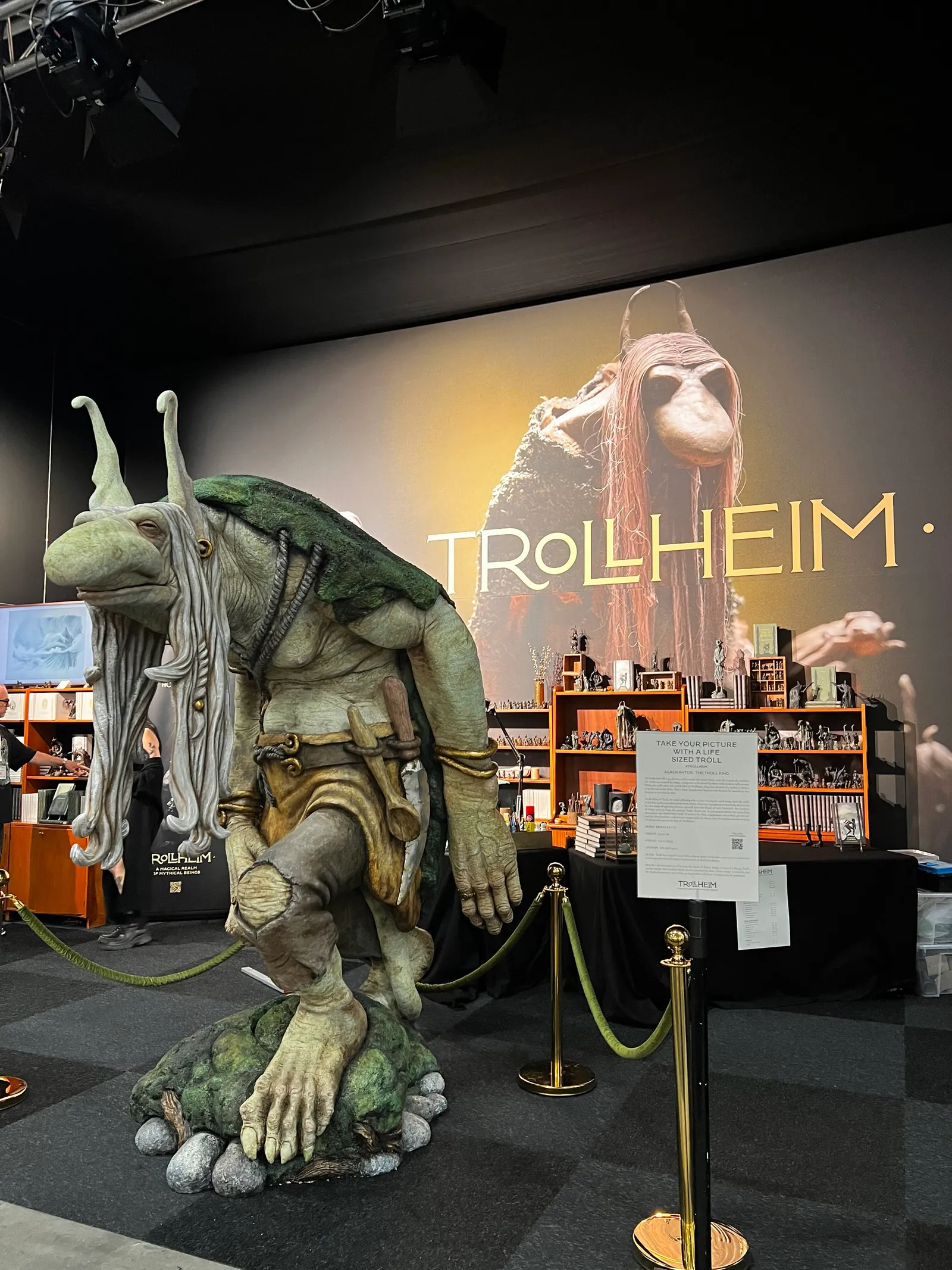 Fans at the TROLLHEIM booth at ComiCon Stockholm